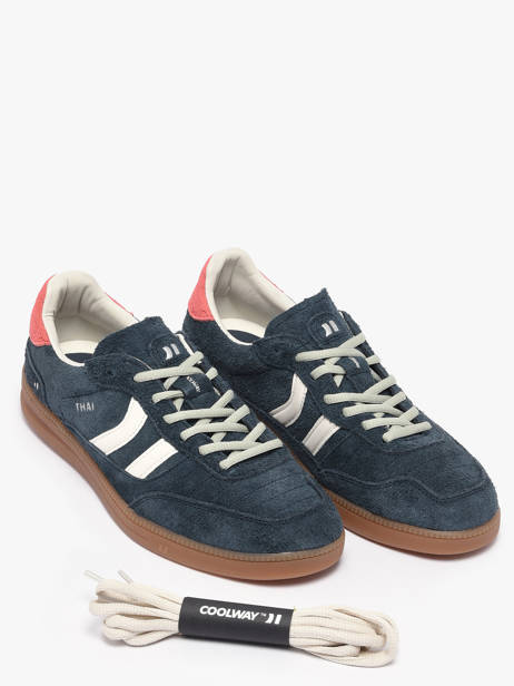 Sneakers Uit Leder Coolway Blauw men 8683713 ander zicht 1